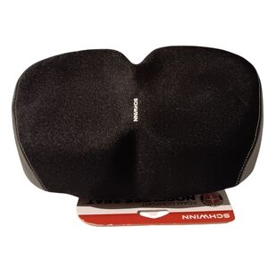 New Schwinn Black Foam Comfort Seat Cover
